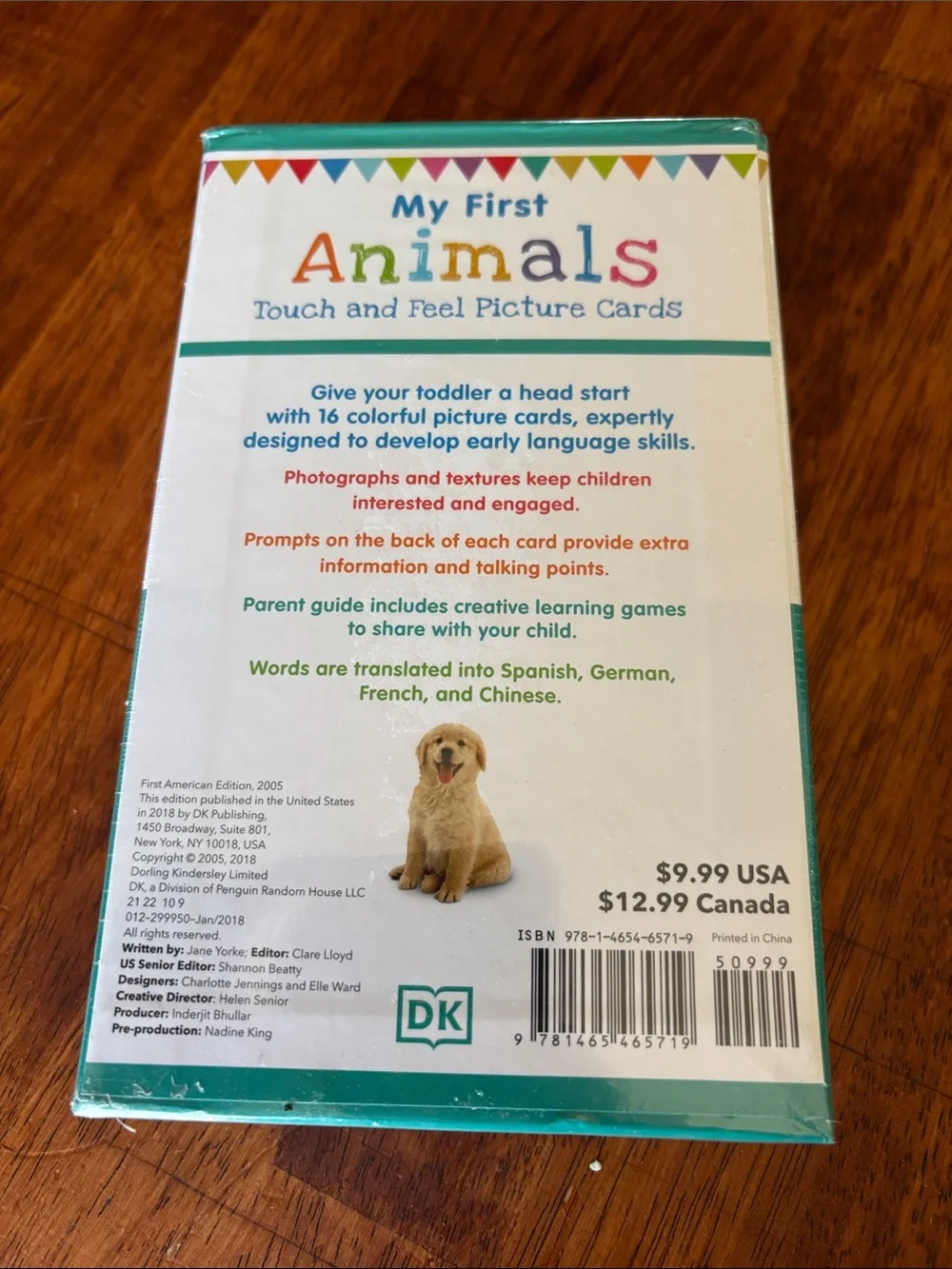 My First Animals Touch and Feel Picture Cards l